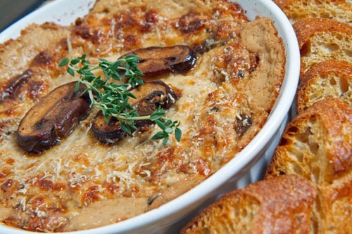 Hot Cheesy Mushroom Dip Hot Cheesy Mushroom Dip