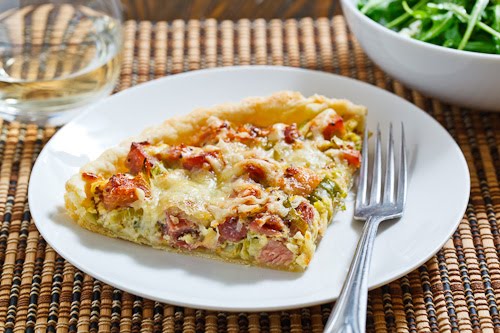 Ham and Leek Tart