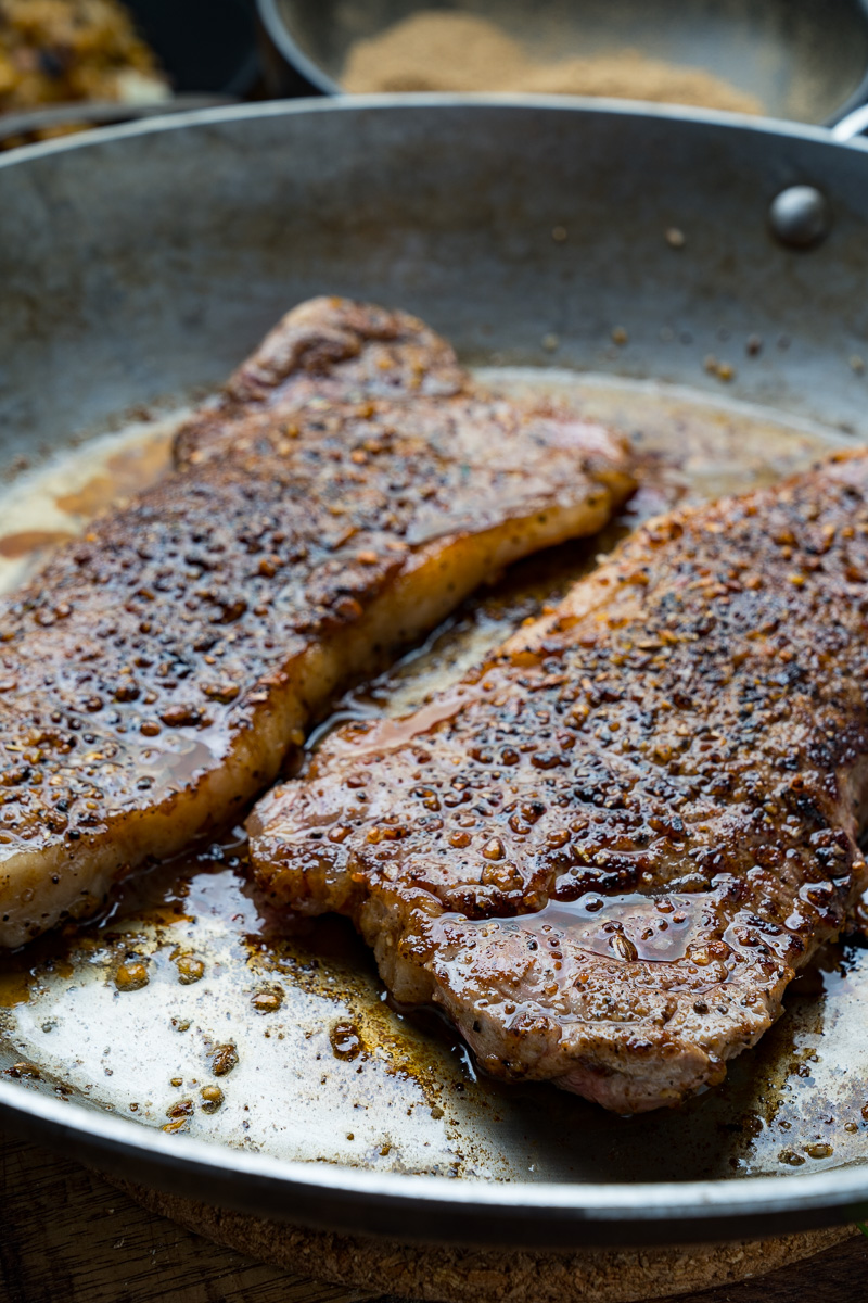 Pan Seared Steak with Mushroom Risotto Pan Seared Steak with Mushroom Risotto