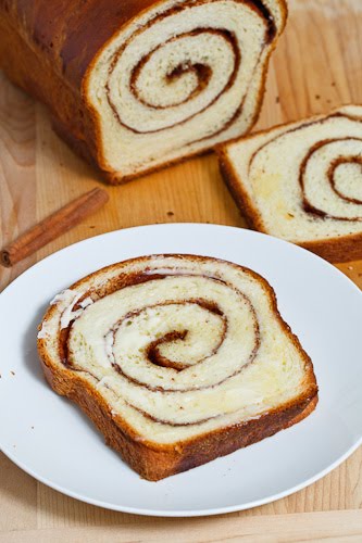Cinnamon Swirl Bread, Buttered Cinnamon Swirl Bread, Buttered