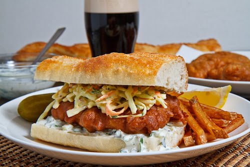 Crispy Beer Battered Fish Sandwich Crispy Beer Battered Fish Sandwich