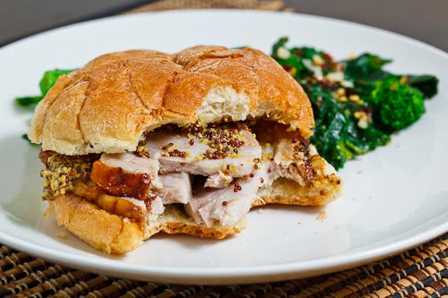 Porchetta Sandwich with Braised Rapini Porchetta Sandwich with Braised Rapini