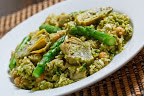 Asparagus and Baby Artichoke Quinoa Salad