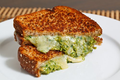 Asparagus Pesto Grilled Cheese Sandwich