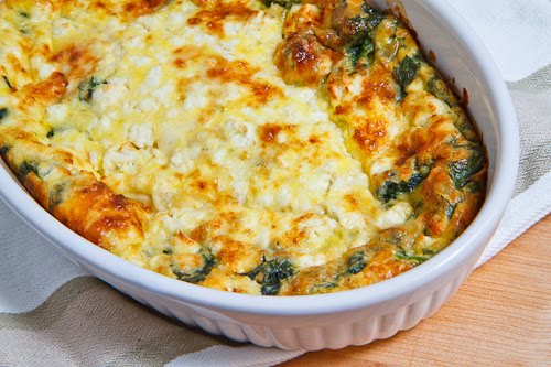 Spinach and Feta Clafoutis Spinach and Feta Clafoutis