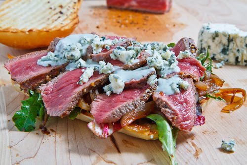 Black and Blue Steak Sandwich Black and Blue Steak Sandwich
