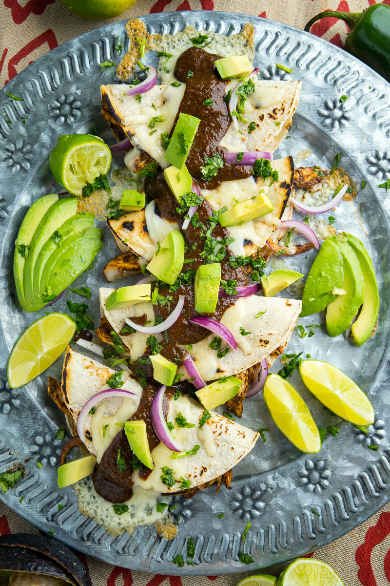 Chicken Mole Enchiladas