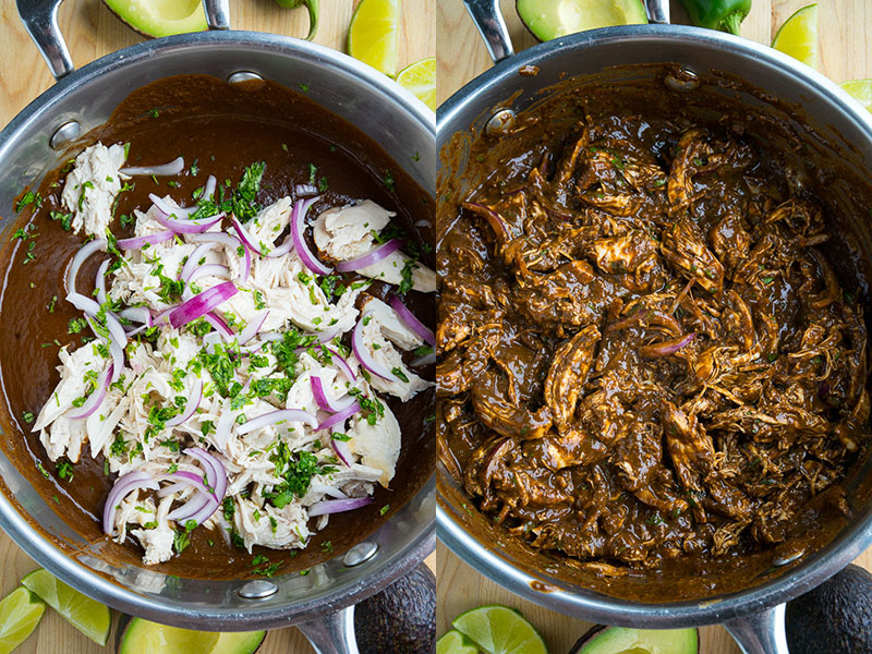 Chicken Mole Enchiladas Chicken Mole Enchiladas