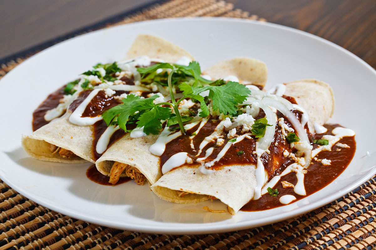 Chicken Mole Enchiladas Chicken Mole Enchiladas