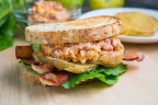 Fried Green Tomato BLT with Pimento Cheese Fried Green Tomato BLT with Pimento Cheese