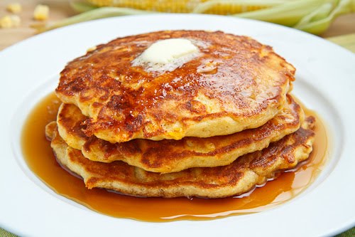 Fresh Corn Pancakes