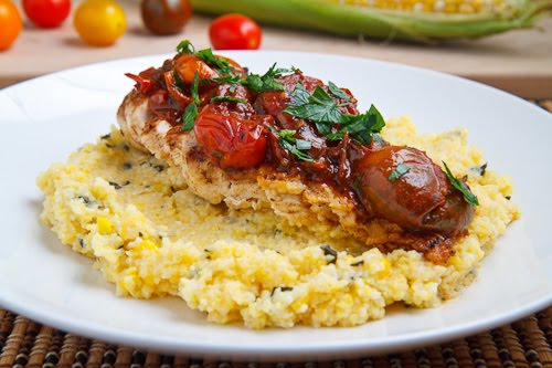 Chicken with Tomato Pan Sauce