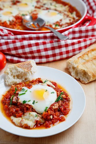 Italian Style Baked Eggs Italian Style Baked Eggs