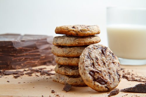 Dark Chocolate Shortbread with Fleur de Sel Dark Chocolate Shortbread with Fleur de Sel