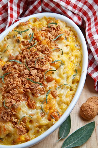 Pumpkin Mac n Cheese with Amaretti Crust Pumpkin Mac n Cheese with Amaretti Crust