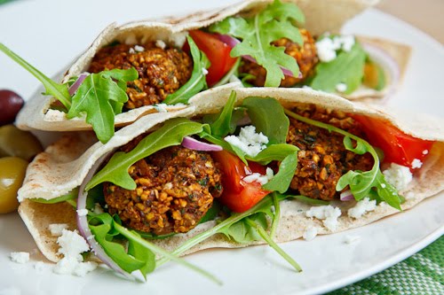 Falafel Pita Sandwich Falafel Pita Sandwich