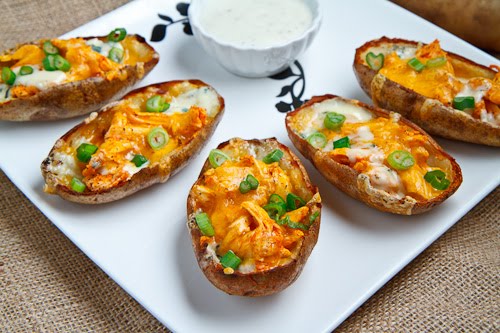Buffalo Chicken Potato Skins Buffalo Chicken Potato Skins