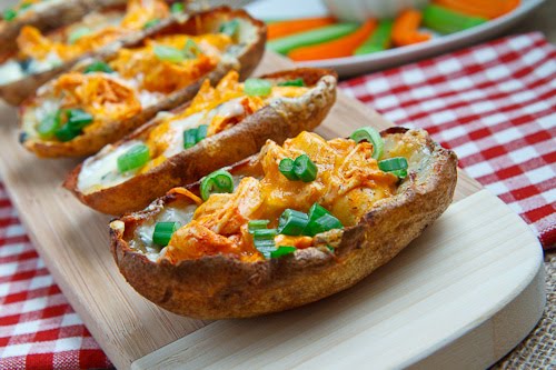 Buffalo Chicken Potato Skins Buffalo Chicken Potato Skins