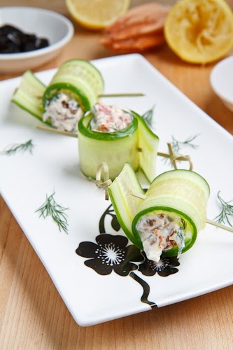 Cucumber and Feta Rolls Cucumber and Feta Rolls