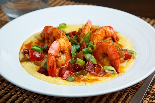 Shrimp and Andouille Grits Shrimp and Andouille Grits
