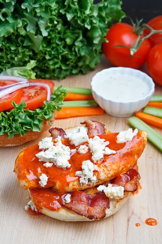 Buffalo Chicken Club Sandwich Buffalo Chicken Club Sandwich