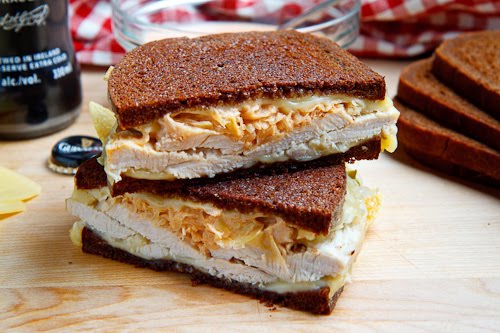 The Rachel Sandwich (aka Roast Turkey Reuben Sandwich) with Sauerkraut The Rachel Sandwich (aka Roast Turkey Reuben Sandwich) with Sauerkraut
