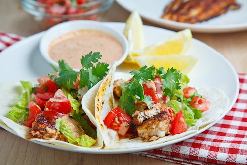 Blackened Catfish Tacos Blackened Catfish Tacos