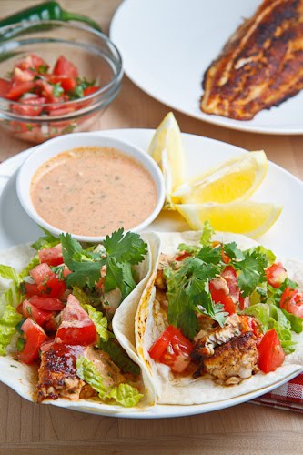 Blackened Catfish Tacos