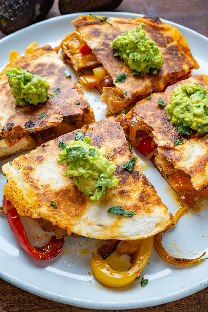 Chicken Fajita Quesadillas