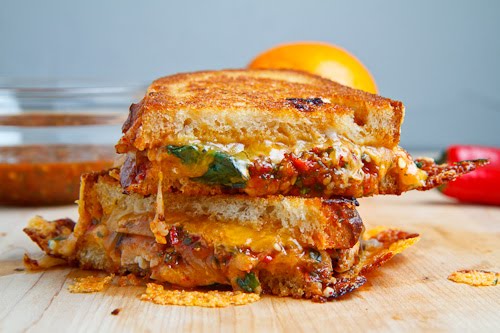 Sweet Chili Chicken Grilled Cheese Sandwich Sweet Chili Chicken Grilled Cheese Sandwich