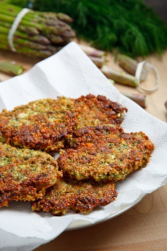 Asparagus Quinoa Cakes Asparagus Quinoa Cakes