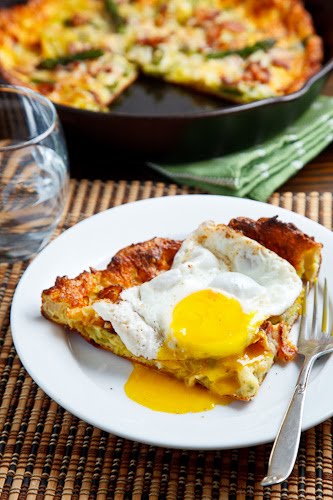 Asparagus and Double Smoked Bacon Popover Asparagus and Double Smoked Bacon Popover