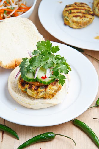 Chicken Satay Burgers Chicken Satay Burgers