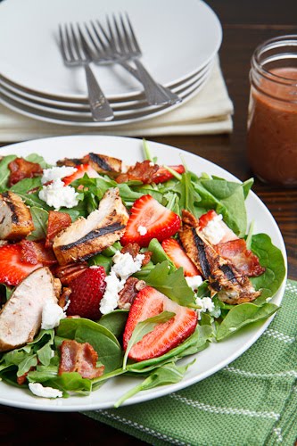 Strawberry and Balsamic Grilled Chicken Salad Strawberry and Balsamic Grilled Chicken Salad