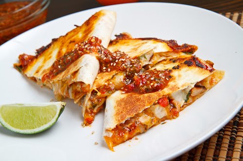 Sweet Chili Chicken Quesadilla Sweet Chili Chicken Quesadilla