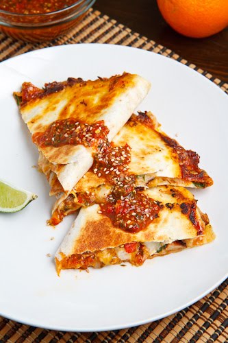 Sweet Chili Chicken Quesadilla