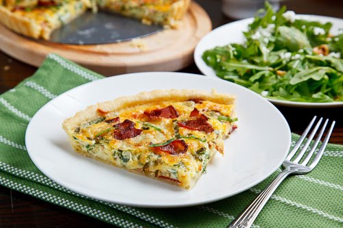 Wild Leek and Double Smoked Bacon Tart Wild Leek and Double Smoked Bacon Tart