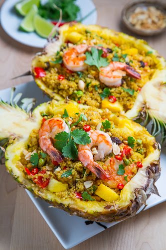 Pineapple and Shrimp Fried Quinoa Pineapple and Shrimp Fried Quinoa