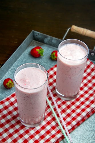 Roasted Strawberry Shortcake Shake Roasted Strawberry Shortcake Shake