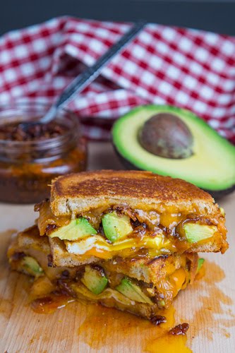 Bacon Jam and Avocado Grilled Cheese Sandwich Bacon Jam and Avocado Grilled Cheese Sandwich