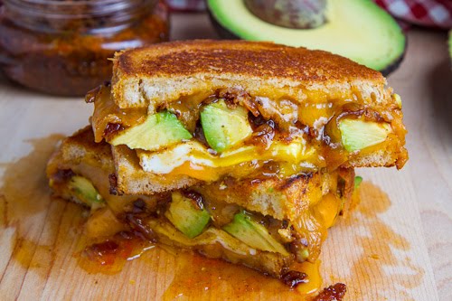 Bacon Jam and Avocado Grilled Cheese Sandwich Bacon Jam and Avocado Grilled Cheese Sandwich