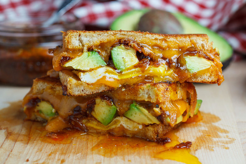 Bacon Jam and Avocado Grilled Cheese Sandwich Bacon Jam and Avocado Grilled Cheese Sandwich