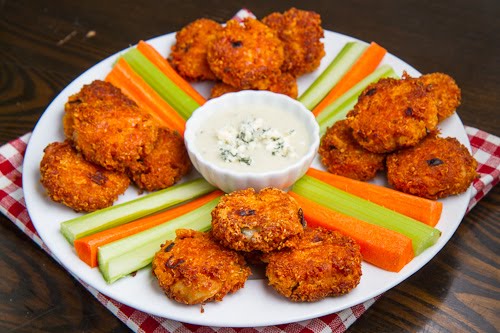 Buffalo Chicken Quinoa Fritters Buffalo Chicken Quinoa Fritters