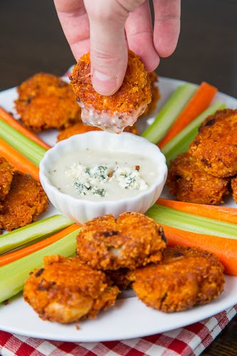 Buffalo Chicken Quinoa Fritters Buffalo Chicken Quinoa Fritters