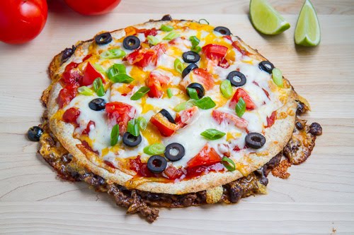 Taco Quesadilla Pizza Taco Quesadilla Pizza