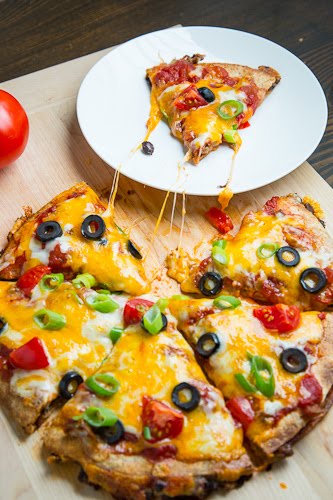 Taco Quesadilla Pizza Taco Quesadilla Pizza