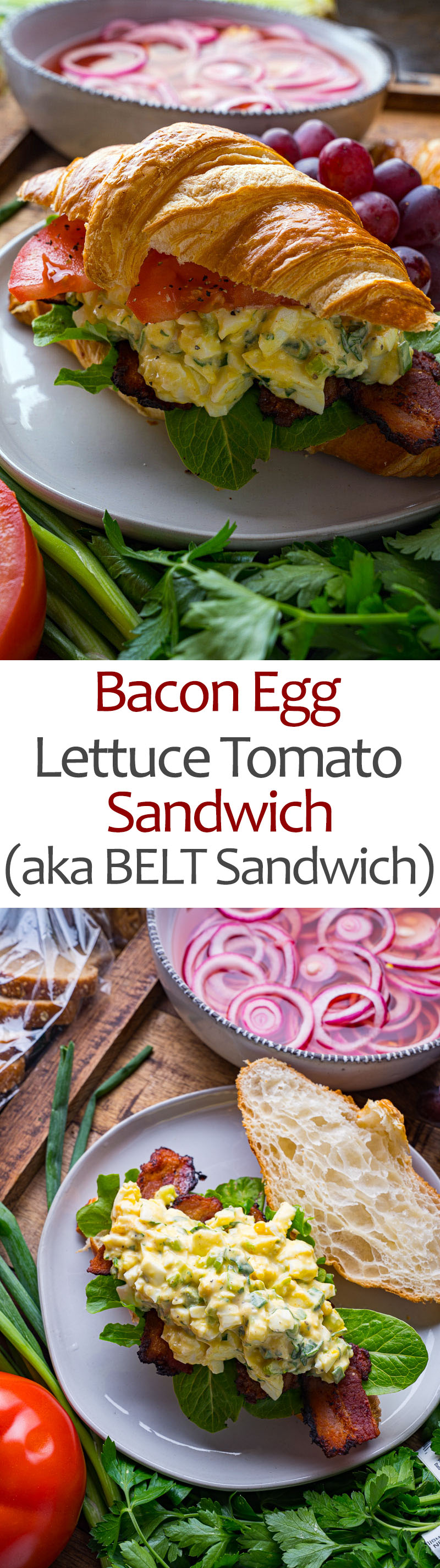 Bacon Egg Lettuce Tomato Sandwich (aka BELT Sandwich) Bacon Egg Lettuce Tomato Sandwich (aka BELT Sandwich)