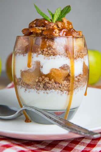 Apple Crumble Quinoa Parfait Apple Crumble Quinoa Parfait