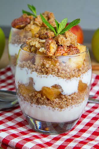 Apple Crumble Quinoa Parfait Apple Crumble Quinoa Parfait