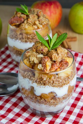 Apple Crumble Quinoa Parfait Apple Crumble Quinoa Parfait